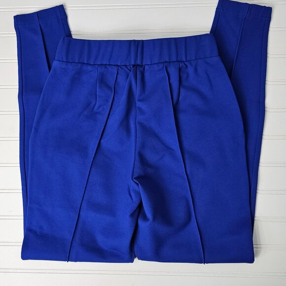 Universal Standard Women's Blue Pintuck Point Tapered Ankle Pants Size XS NWT - Picture 6 of 14